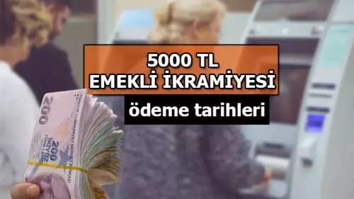 &Ccedil;alışan ve &Ccedil;ift&ccedil;i emeklilere 5 Bin liralık emekli ikramiyesi ne zaman verilecek?